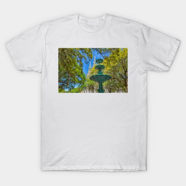 Historic District Savannah Georgia T-Shirt by Gestalt Imagery